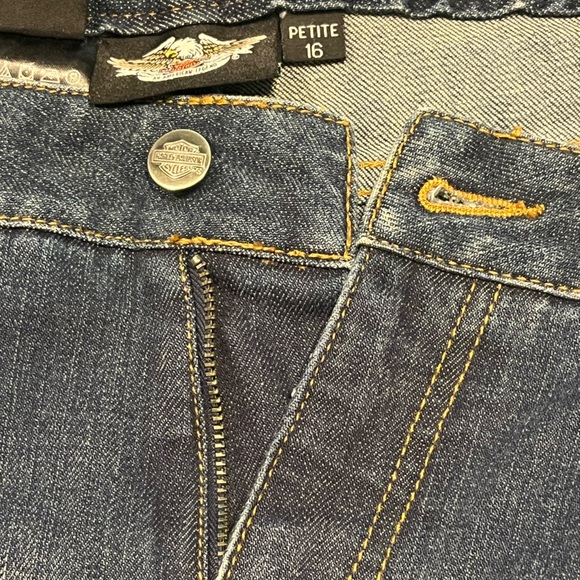 Harley Davidson Women’s Jeans Size 16P‎ - Picture 4 of 5